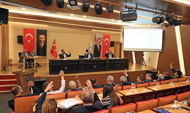 Talas Belediye Meclis toplantısı gerçekleştirildi