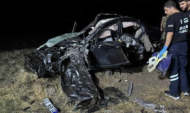 Elazığ'da şarampole devrilen araçta 2 kişi öldü, 3 kişi yaralandı