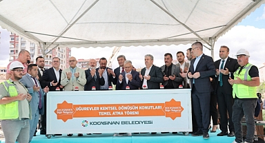 Uğurevler'de kentsel dönüşüm temeli atıldı