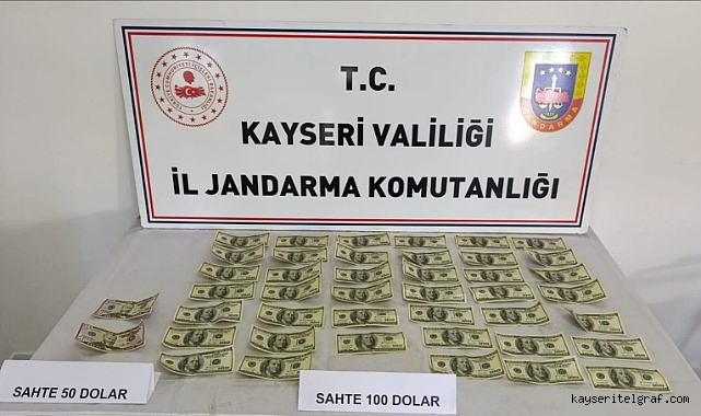 Jandarmadan Hunat'ta sahte dolar operasyonu