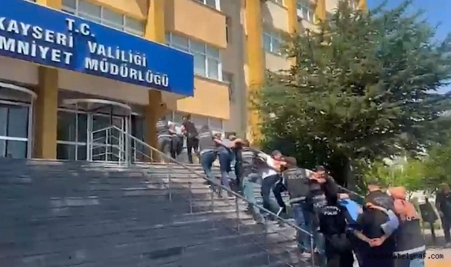 Kayseri'de uyuşturucu şebekesi çökertildi