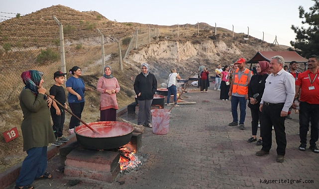 Melikgazi'de salça günleri başladı