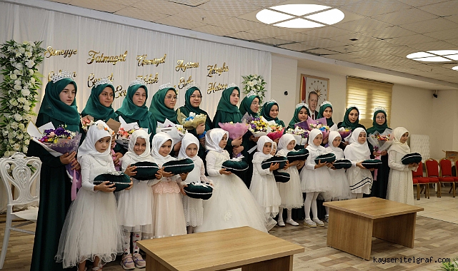 Yahyalı'da 12 öğrenci hafız oldu