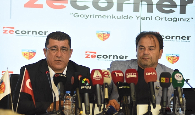 Zecorner Kayserispor'a isim sponsoru oldu
