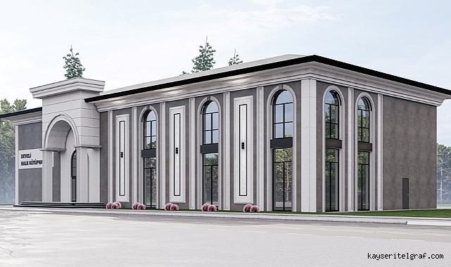 Büyükşehir Belediyesi Develi'ye kütüphane inşa ediyor