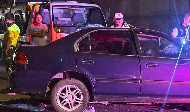 Erkilet'te kaza;1 ölü 3 yaralı