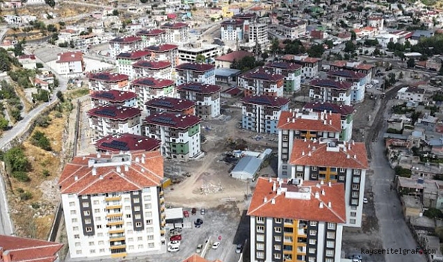 Hacılar'da kış gelmeden TOKİ sahipleri evine yerleşecek