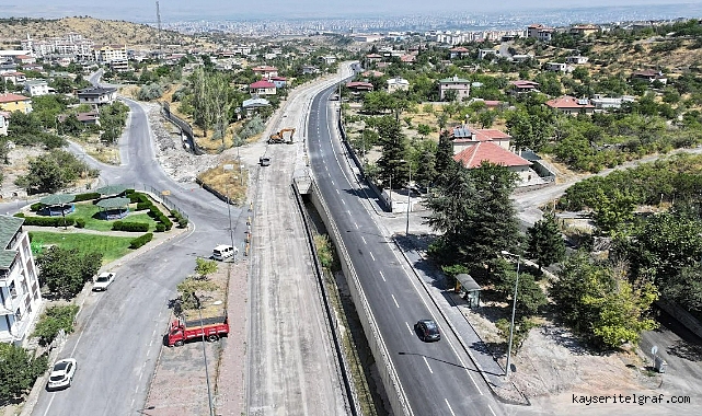 Kayseri Caddesi’nde gidiş yönü trafiğe açıldı
