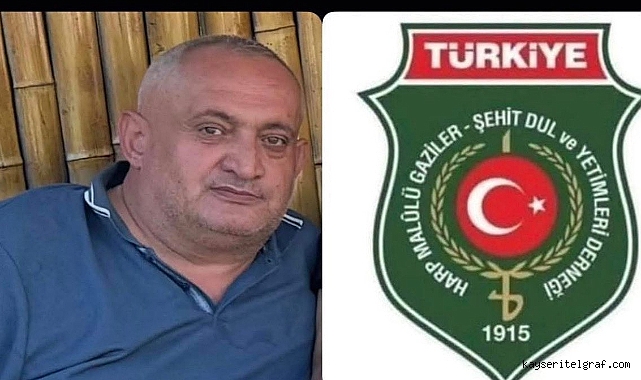 Kayserili gazi hayatını kaybetti