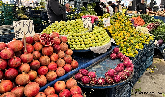 Kayseri'de haftanın pazar fiyatları