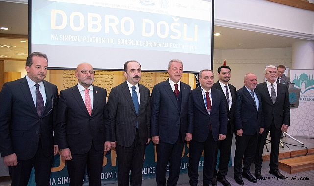 Kayseri Heyeti Saraybosna'da İzzetbegoviç'i andı