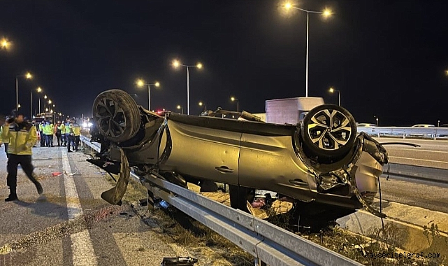 Kuzey Marmara Otoyolu'nda feci kaza: 2 ölü, 5 yaralı