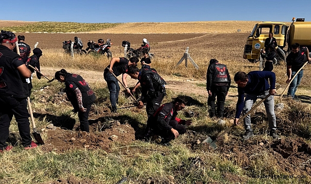 Sarımsaklı'da bin 500 fidan toprakla buluştu