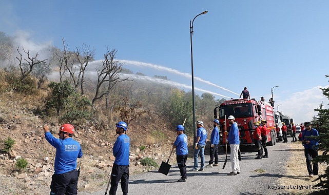 Talas Belediyesi, TBB hibesiyle Ali Dağı için 'Alev Kalkanı' projesini geliştirdi