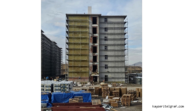 Talas'ta 2 bin kişilik öğrenci yurdu inşa ediliyor