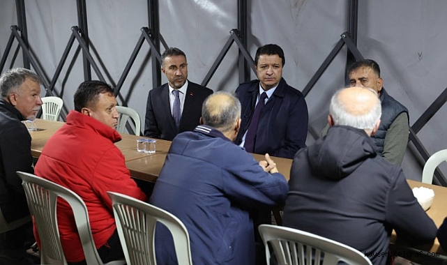 Arıkan Kayseri'de şehit ailelerini ziyaret etti