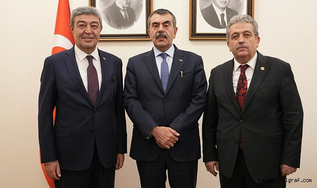 Ataş ve Özsoy'dan Bakan Tekin'e ziyaret