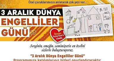 Büyükşehir'den 'Dünya Engelliler Günü' programı