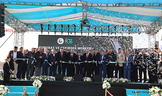 Hububat ve Çekirdek Merkezi anahtar teslim töreni gerçekleşti