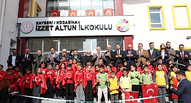 İzzet Altun İlkokulu’nun resmi açılışı gerçekleştirildi