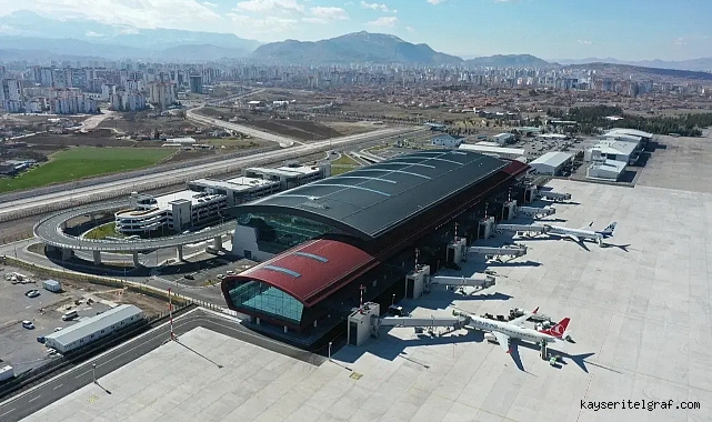 Kayseri Havalimanı’nın yolcu sayısı açıklandı