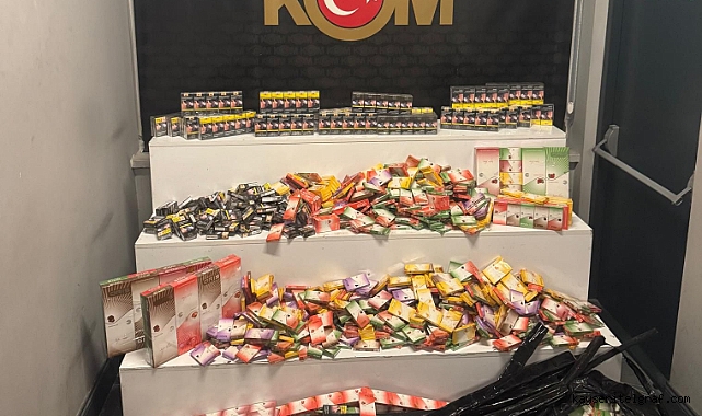 Şüpheli araçta 2 bin 250 paket kaçak sigara ele geçirildi