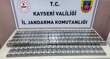 Yol kontrolünde 290 adet kaçak sigara ele geçirildi 