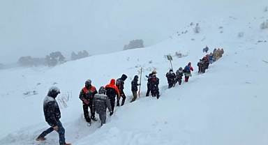 Artvin'de 3 çoban ve koyun sürüsü çığ altında kaldı