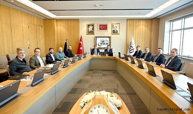 Ataş, Kayseri OSB Yönetim Kurulu Toplantısı'na 'onur konuğu' olarak katıldı 
