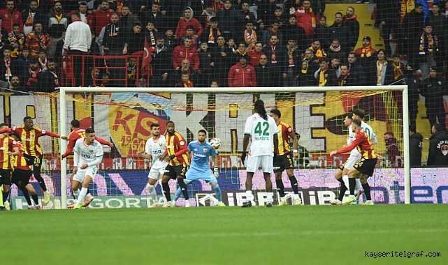 Kayseri'de gol sesi çıkmadı