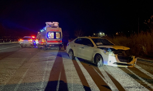 Kayseri-Sivas yolunda peşpeşe kazalar