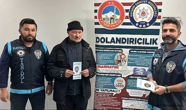 Telefon dolandırıcılığı son anda engellendi