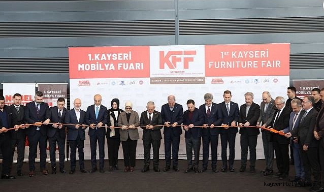'1. Kayseri Mobilya Fuarı' açıldı