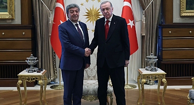 Ak Partili Ataş Cumhurbaşkanı Erdoğan'ı ziyaret etti