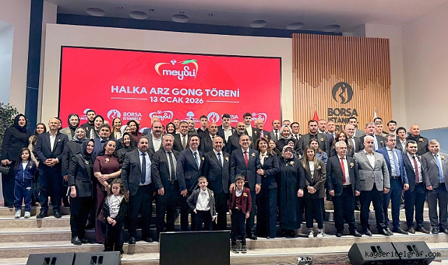 BİST'te gong Meysu için çaldı