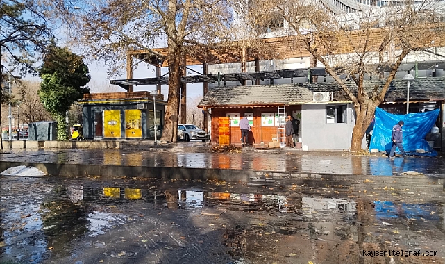 Kurşunlu Parkı'ndaki kafe kaldırıldı