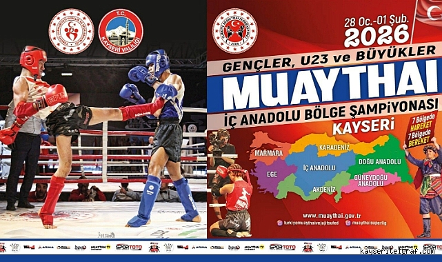 Muay Thai İç Anadolu Bölge Şampiyonası Kayseri’de düzenlenecek