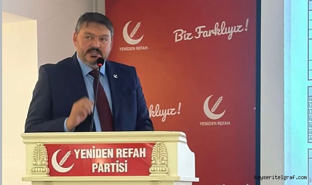 'Mustafa Elitaş Bulvarı'na bir tepki de Yeniden Refah'tan