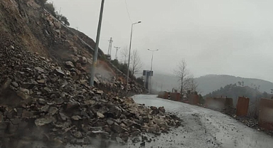 Yahyalı’da heyelan 