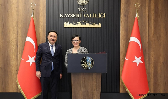 Avusturya Büyükelçisi Juen Kayseri'de