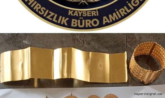 Bir evden 1.7 milyonluk ziynet çalan hırsızlar yakalandı