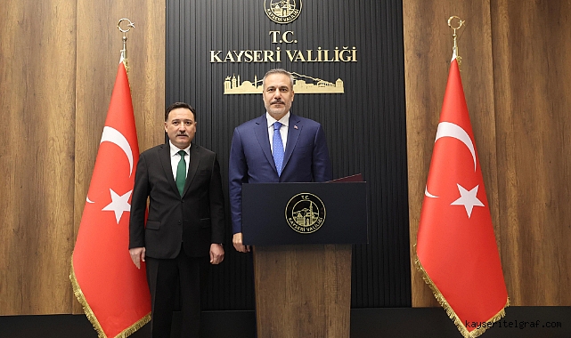 Dışişleri Bakanı Hakan Fidan Kayseri'de