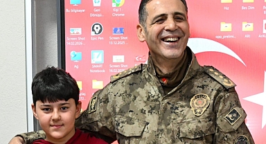 Emniyet Müdürü Aydın’dan şehidimizin oğluna doğum günü sürprizi