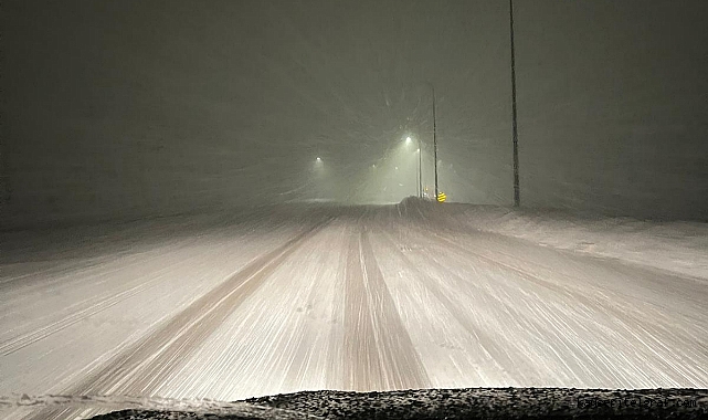 Erciyes’te kar yağışı etkili oluyor