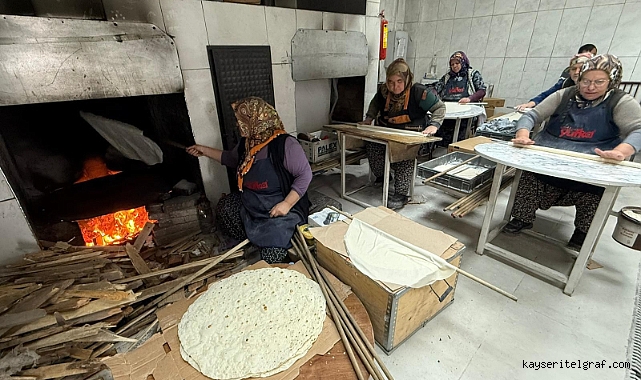 İncesu Belediyesi'nden aylık 25 bin adet yufka üretimi