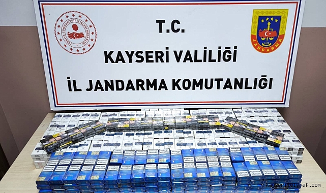 Jandarma kaçak sigara yakalamaya devam ediyor