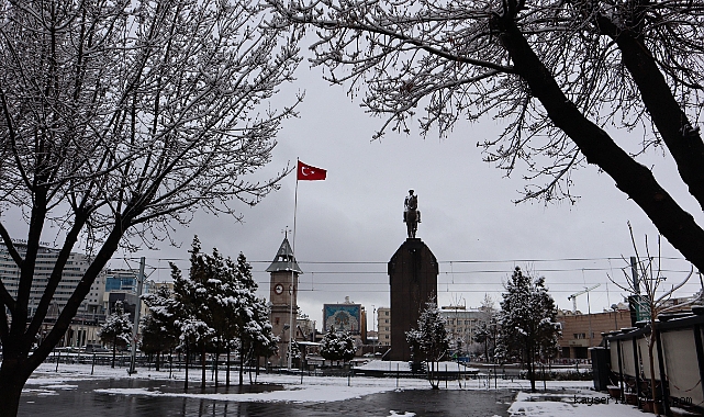 Kayseri beyaza büründü