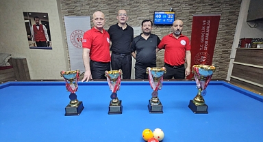 Kayseri’de 3 Bant Bilardo İl Şampiyonası tamamlandı 