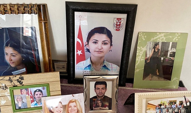 Kayseri’nin ilk kadın şehidi Ayşegül Pürnek, kabri başında dualarla anıldı