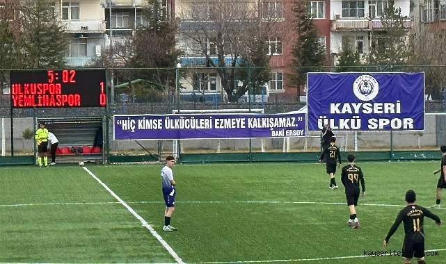 Kayseri Ülküspor 12 farklı galibiyetle şampiyon oldu